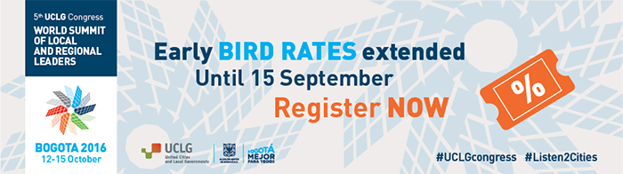 World Summit of Local and Regional Governments: Register now