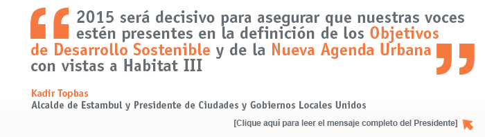 Felices Fiestas del presidente de CGLU