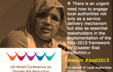 Fatimetou Mint Abdel Malick,  first preparatory committee meeting of the Third UN World Conference on Disaster Risk Reduction 