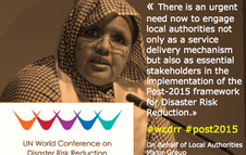 Fatimetou Mint Abdel Malick,  first preparatory committee meeting of the Third UN World Conference on Disaster Risk Reduction 