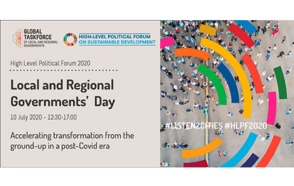 Los gobiernos locales y regionales exigen la creación conjunta de una recuperación sostenible en el Día de los gobiernos locales y regionales en el HLPF 2020