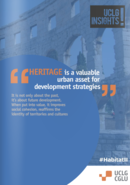 Heritage: a valuable urban asset for development strategies