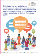 Déclaration conjointe à la 65e session de la Commission des Nations Unies pour la Condition de la Femme 