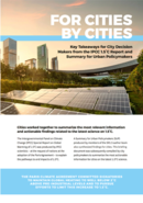For Cities, By Cities: Key Takeaways for City Decision