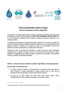 Pacto de Estambul sobre el Agua. 2009