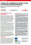 Note d' Analyse  #03 - L’impact de l’épidémie de covid-19 sur les finances infranationales