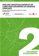 Vers une conceptualization et un cadre pour gouverner les urgences complexes.