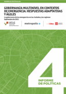 GOBERNANZA MULTINIVEL EN CONTEXTOS  DE EMERGENCIA: RESPUESTAS ADAPTATIVAS  Y ÁGILES 