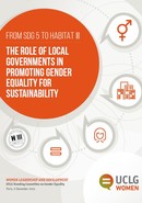 The role of local governments in promoting gender equality for sustainability