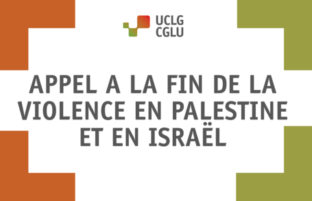 Appel a la fin de la violence en Palestine et en Israël