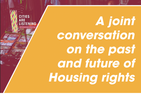 You can now watch the joint conversation on the past and future of Housing rights, co-organized between DPU, HIC, IIED and UCLG as part of CitiesAreListening