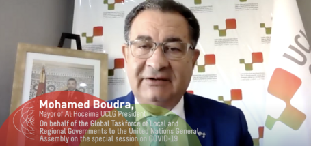 Le président de CGLU, Mohamed Boudra, appelle à un système multilatéral renouvelé et inclusif à l'occasion de l'Assemblée générale des Nations unies