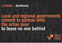 Local and regional governments commit to partner with the urban poor to leave no one behind