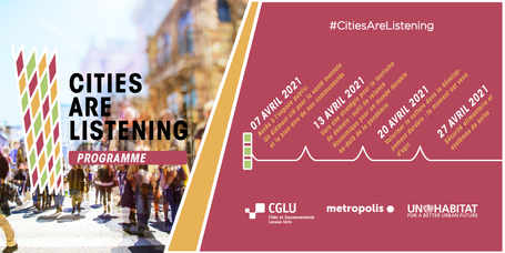calendrier #CitiesAreListening 