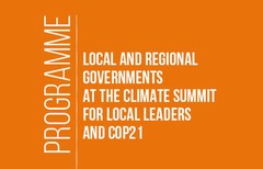 Programme Local and Regional Governments at the heart of sustainability and development