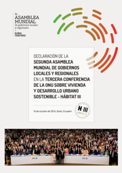 Declaración de la Asamblea Mundial de Gobiernos Locales y regionales en Hábitat III