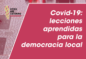 Un panel sobre las lecciones aprendidas para la democracia local se celebró el 14 de diciembre 