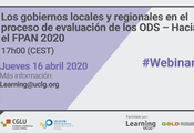 Webinar: Los gobiernos locales y regionales en el proceso de evaluación de los ODS – Hacia el FPAN 2020