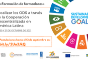 Les inscriptions sont ouvertes pour la formation sur les ODD et la coopération décentralisée en Amérique latine