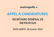 L'association METROPOLIS cherche son nouveau Secrétaire général