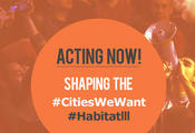 Acting Now. Shaping the #CitiesWeWant