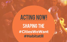 Acting Now. Shaping the #CitiesWeWant